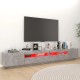Betonszürke tv-szekrény led-lámpákkal 260 x 35 x 40 cm Betonszürke tv-szekrény led-lámpákkal 260 x 35 x 40 cm