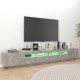 Betonszürke tv-szekrény led-lámpákkal 260 x 35 x 40 cm Betonszürke tv-szekrény led-lámpákkal 260 x 35 x 40 cm