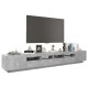 Betonszürke tv-szekrény led-lámpákkal 260 x 35 x 40 cm Betonszürke tv-szekrény led-lámpákkal 260 x 35 x 40 cm