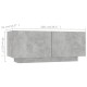 Betonszürke tv-szekrény led-lámpákkal 260 x 35 x 40 cm Betonszürke tv-szekrény led-lámpákkal 260 x 35 x 40 cm