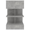 2 db betonszürke éjjeliszekrény 40 x 35 x 65 cm
