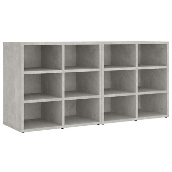 2 db betonszürke cipősszekrény 52,5 x 30 x 50 cm