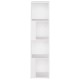Fehér forgácslap sarokszekrény 33 x 33 x 132 cm
