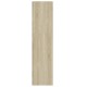 Sonoma-tölgyszínű forgácslap sarokszekrény 33 x 33 x 132 cm