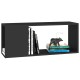 Fekete forgácslap tv-szekrény 80 x 24 x 32 cm Fekete forgácslap tv-szekrény 80 x 24 x 32 cm
