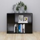Fekete forgácslap tv-szekrény 80 x 24 x 63 cm Fekete forgácslap tv-szekrény 80 x 24 x 63 cm