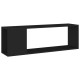 Fekete forgácslap tv-szekrény 100 x 24 x 32 cm Fekete forgácslap tv-szekrény 100 x 24 x 32 cm