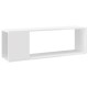 Magasfényű fehér forgácslap tv-szekrény 100 x 24 x 32 cm Magasfényű fehér forgácslap tv-szekrény 100 x 24 x 32 cm