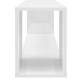 Magasfényű fehér forgácslap tv-szekrény 100 x 24 x 32 cm Magasfényű fehér forgácslap tv-szekrény 100 x 24 x 32 cm