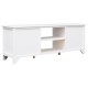 Fehér tömör császárfa tv-szekrény 108 x 30 x 40 cm Fehér tömör császárfa tv-szekrény 108 x 30 x 40 cm