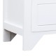 Fehér tömör császárfa tv-szekrény 108 x 30 x 40 cm Fehér tömör császárfa tv-szekrény 108 x 30 x 40 cm