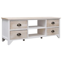 Tömör császárfa tv-szekrény 108 x 30 x 40 cm