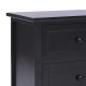 Fekete tömör császárfa tv-szekrény 108 x 30 x 40 cm