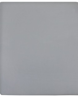 Szürke pamutdzsörzé gumis lepedő 160 x 200 cm