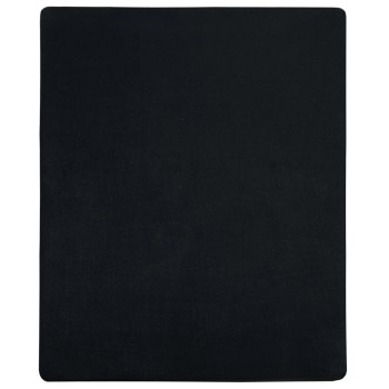 2 db fekete pamutdzsörzé gumis lepedő 100 x 200 cm
