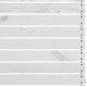 4 db fehér tömör fenyőfa kerti középső kanapé