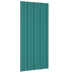 Tetőpanel 36 pcs zöld 100 x 45 cm horganyzott acél