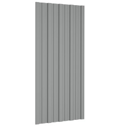 Tetőpanel 36 pcs szürke 100 x 45 cm horganyzott acél