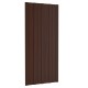 Tetőpanel 12 pcs barna 100 x 45 cm horganyzott acél