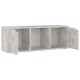 Betonszürke forgácslap tv-szekrény 88,5 x 27,5 x 30,5 cm Betonszürke forgácslap tv-szekrény 88,5 x 27,5 x 30,5 cm