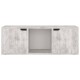 Betonszürke forgácslap tv-szekrény 88,5 x 27,5 x 30,5 cm Betonszürke forgácslap tv-szekrény 88,5 x 27,5 x 30,5 cm