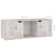 Betonszürke forgácslap tv-szekrény 88,5 x 27,5 x 30,5 cm Betonszürke forgácslap tv-szekrény 88,5 x 27,5 x 30,5 cm