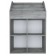 Betonszürke forgácslap gyerek újságtartó 71 x 30 x 114 cm