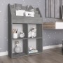 Betonszürke szerelt fa gyerek újságtartó 71 x 30 x 114 cm
