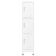 Fehér acél zárható szekrény 38 x 45 x 180 cm