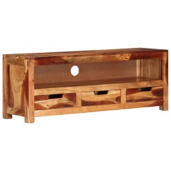 Tömör akácfa tv-szekrény 110 x 30 x 40 cm