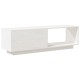 Fehér tömör fenyőfa tv-szekrény 110 x 30 x 33,5 cm Fehér tömör fenyőfa tv-szekrény 110 x 30 x 33,5 cm