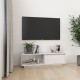 Fehér tömör fenyőfa tv-szekrény 110 x 30 x 33,5 cm Fehér tömör fenyőfa tv-szekrény 110 x 30 x 33,5 cm