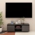Szürke tömör fenyőfa tv-szekrény 110 x 30 x 40 cm