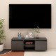 Szürke tömör fenyőfa tv-szekrény 110 x 30 x 40 cm Szürke tömör fenyőfa tv-szekrény 110 x 30 x 40 cm