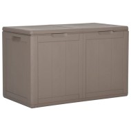 Barna pp rattan kerti tárolóláda 180 l