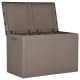 Barna pp rattan kerti tárolóláda 180 l Barna pp rattan kerti tárolóláda 180 l