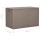 Barna pp rattan kerti tárolóláda 180 l Barna pp rattan kerti tárolóláda 180 l