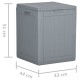 Szürke pp rattan kerti tároló doboz 90 l Szürke pp rattan kerti tároló doboz 90 l
