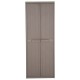 Barna pp rattan kerti tárolószekrény 65 x 45 x 172 cm