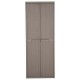 Barna pp rattan kerti tárolószekrény 65 x 45 x 172 cm