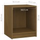 2 db mézbarna tömör fenyőfa éjjeliszekrény 35,5x33,5x41,5 cm 2 db mézbarna tömör fenyőfa éjjeliszekrény 35,5x33,5x41,5 cm
