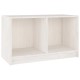 Fehér tömör fenyőfa tv-szekrény 70 x 33 x 42 cm Fehér tömör fenyőfa tv-szekrény 70 x 33 x 42 cm