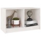 Fehér tömör fenyőfa tv-szekrény 70 x 33 x 42 cm Fehér tömör fenyőfa tv-szekrény 70 x 33 x 42 cm