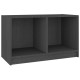 Szürke tömör fenyőfa tv-szekrény 70 x 33 x 42 cm Szürke tömör fenyőfa tv-szekrény 70 x 33 x 42 cm