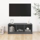 Szürke tömör fenyőfa tv-szekrény 104 x 33 x 41 cm Szürke tömör fenyőfa tv-szekrény 104 x 33 x 41 cm