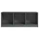 Szürke tömör fenyőfa tv-szekrény 104 x 33 x 41 cm Szürke tömör fenyőfa tv-szekrény 104 x 33 x 41 cm