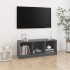 Szürke tömör fenyőfa tv-szekrény 104 x 33 x 41 cm