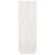Fehér tömör fenyőfa könyvszekrény/térelválasztó 80x35x103 cm