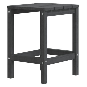 Antracitszürke hdpe kerti adirondack asztal 38 x 38 x 46 cm