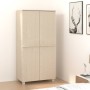 Hamar mézbarna tömör fenyőfa gardrób 89 x 50 x 180 cm